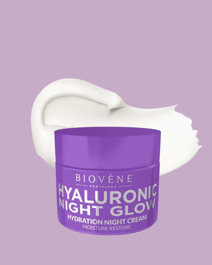 HYALURONIC NIGHT GLOW hydration night cream moisture restore 50 ml