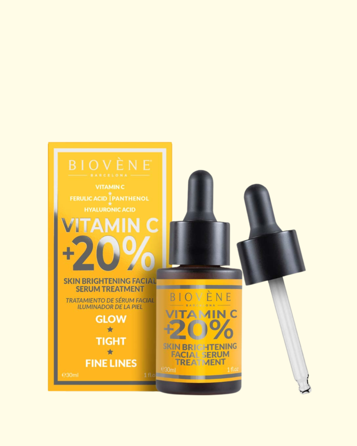 VITAMIN C +20% skin brightening facial serum treatment 30 ml