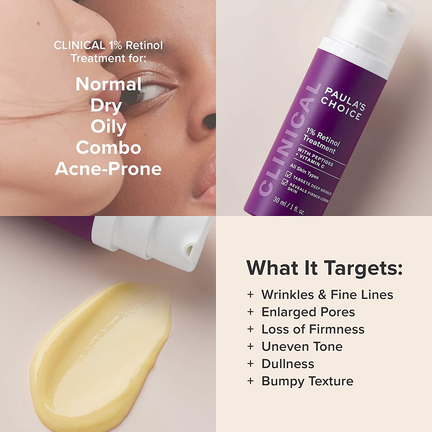 Clinical 1% Retinol Treatment de Paula's CHoice ingredientes