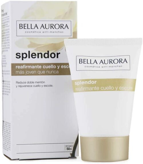 Bella Aurora Splendor Crema Facial Reafirmante Cuello y Escote Hidratante para Mujer