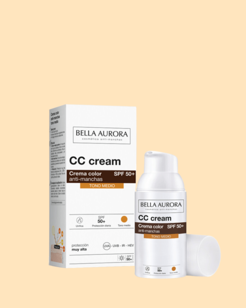 CC CREAM anti-manchas SPF50+ N. tono medio